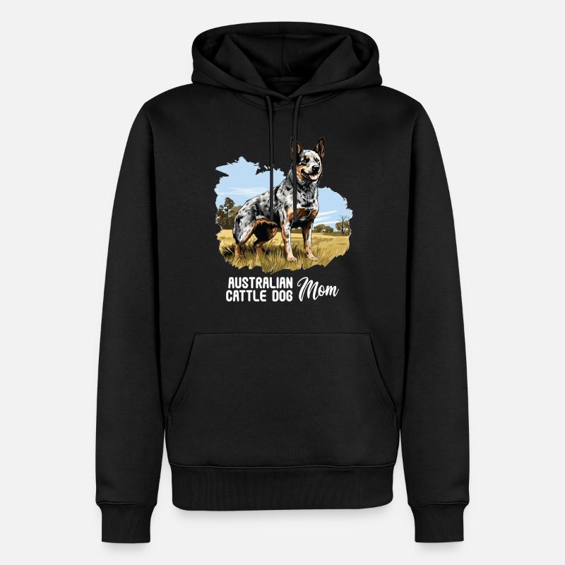 Hund Bouvier australien - Sweat à capuche Premium bio Homme - noir