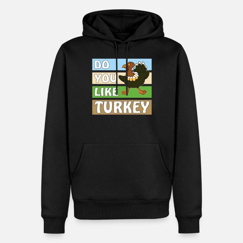 AIMEZ-VOUS LA TURQUIE - Sweat à capuche Premium bio Homme - noir