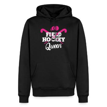 Field Hockey Queen Field Hockey - Männer Premium Bio Hoodie - Schwarz - Vorne - Nico (187cm)