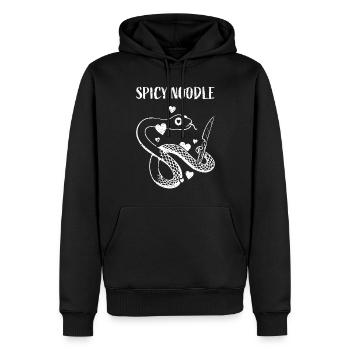 Danger Noodle Snakes Snake Lover Reptile - Sweat à capuche Premium bio Homme - noir - Devant - Nico (187cm)