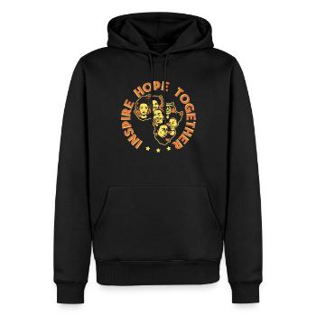 Schwarze Geschichte Monat Juneteenth Afroamerikane - Männer Premium Bio Hoodie - Schwarz - Vorne - Nico (187cm)