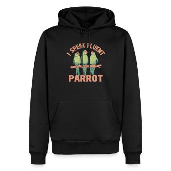 Perruche Perroquet Perroquet Propriétaire - Sweat à capuche Premium bio Homme - noir - Devant - Nico (187cm)