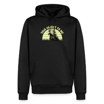 Perruche Perroquet Perroquet Propriétaire - Sweat à capuche Premium bio Homme - noir - Devant - Nico (187cm)