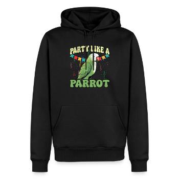 Perruche Perroquet Perroquet Propriétaire - Sweat à capuche Premium bio Homme - noir - Devant - Nico (187cm)
