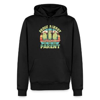 Perruche Perroquet Perroquet Propriétaire - Sweat à capuche Premium bio Homme - noir - Devant - Nico (187cm)
