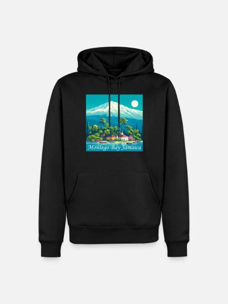 Montego Bay Experience: The Ultimate - Men’s Premium Organic Hoodie - black