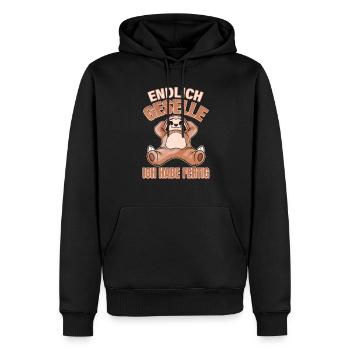 Geselle Abschluss Geschenk Ausbildung - Männer Premium Bio Hoodie - Schwarz - Vorne - Nico (187cm)