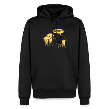 Photographe drôle pour photographe photographie - Sweat à capuche Premium bio Homme - noir - Devant - Nico (187cm)