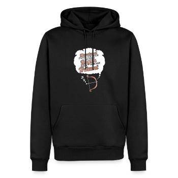 Lustiges Bogenschießen Geschenk für Bogenschütze - Männer Premium Bio Hoodie - Schwarz - Vorne - Nico (187cm)