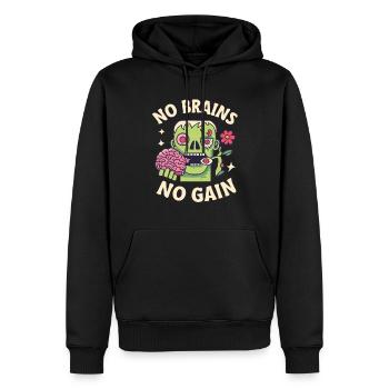 Zombies Zombie Halloween Zombie Kostüm - Männer Premium Bio Hoodie - Schwarz - Vorne - Nico (187cm)