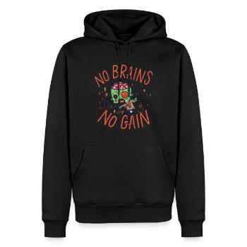Zombies Zombie Halloween Zombie Kostüm - Männer Premium Bio Hoodie - Schwarz - Vorne - Nico (187cm)