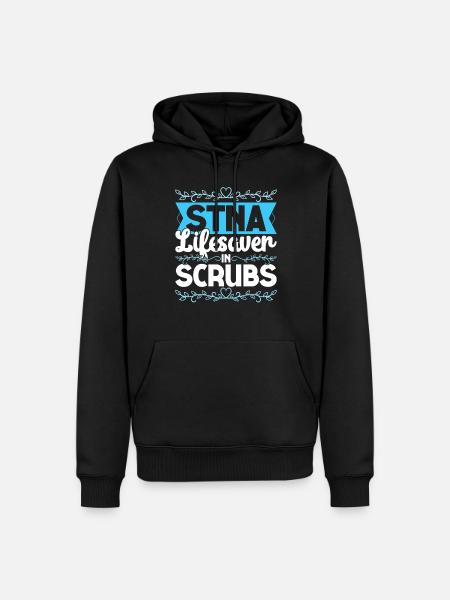 Nursing Assistant Nursing Assistant - Men’s Premium Organic Hoodie - black