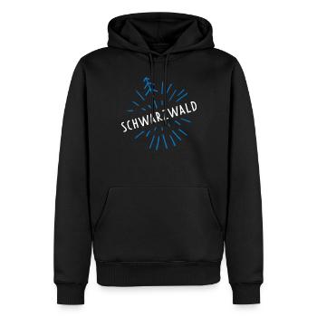 Schwarzwald Landleben Markgräflerland Freiburg - Männer Premium Bio Hoodie - Schwarz - Vorne - Nico (187cm)