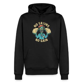 Zombies Zombie Halloween Zombie Kostüm - Männer Premium Bio Hoodie - Schwarz - Vorne - Nico (187cm)
