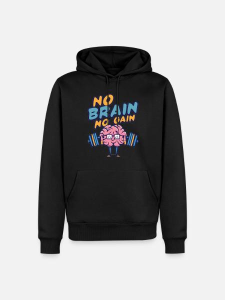 Nørd Nørder Nørd Ordsprog Nørd Gaver - Herre Premium økologisk hoodie - sort