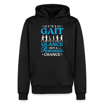 PT Physiotherapie Physiotherapeutin Job - Männer Premium Bio Hoodie - Schwarz - Vorne - Nico (187cm)