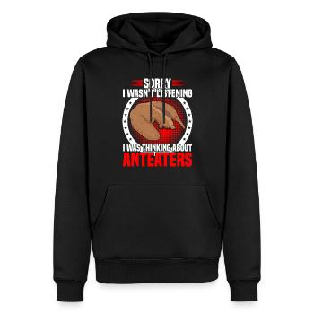 An Ameisenbär gedacht Ameisenfresser - Männer Premium Bio Hoodie - Schwarz - Vorne - Nico (187cm)
