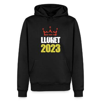 Lloret De Mar 2023 - Männer Premium Bio Hoodie - Schwarz - Vorne - Nico (187cm)