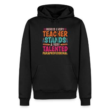 Educational Assistant Teaching Assistant - Men’s Premium Organic Hoodie - black - Front - Nico (187cm)