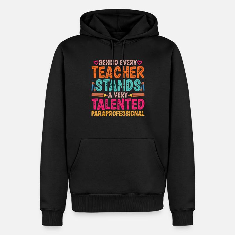 Educational Assistant Teaching Assistant - Men’s Premium Organic Hoodie - black