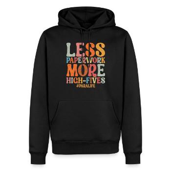 Educational Assistant Teaching Assistant - Men’s Premium Organic Hoodie - black - Front - Nico (187cm)
