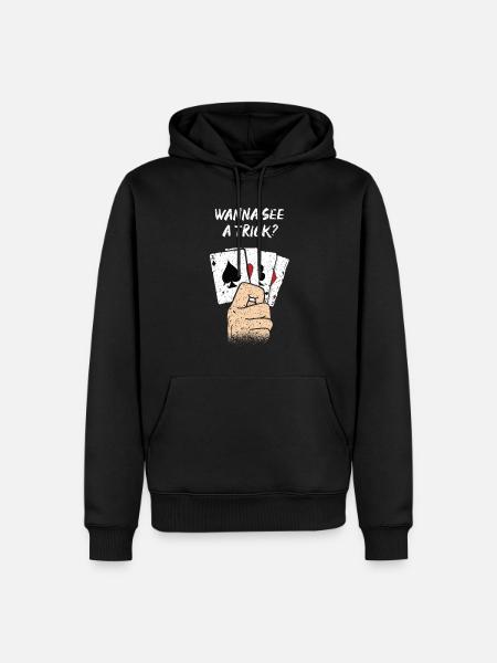 Magic Card Tricks Card Magic Magic Trick Magic Magic Magic T - Men’s Premium Organic Hoodie - black