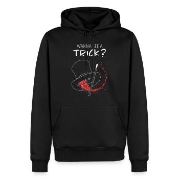 Bühnenmagier Zaubershow Hobbyzauberer Zauberei - Männer Premium Bio Hoodie - Schwarz - Vorne - Nico (187cm)