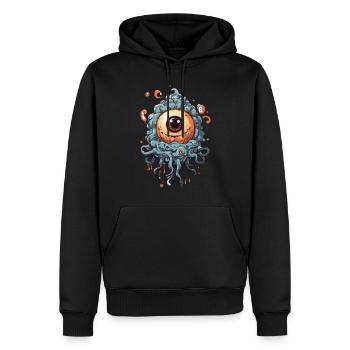 Eye with tentacles: The Halloween horror highlight - Men’s Premium Organic Hoodie - black - Front - Nico (187cm)
