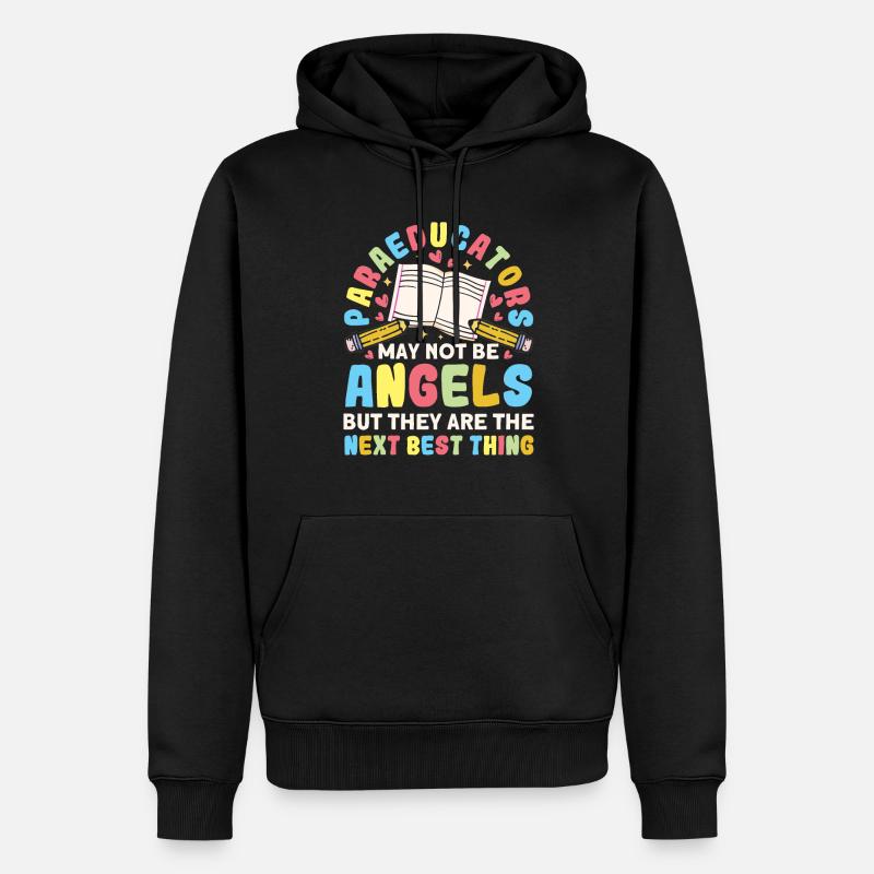Klassenzimmer Assistent Parapro Paraprofessional - Männer Premium Bio Hoodie - Schwarz