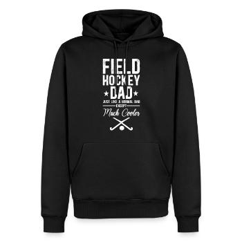 Field Hockey Dad Field Hockey Dad - Männer Premium Bio Hoodie - Schwarz - Vorne - Nico (187cm)