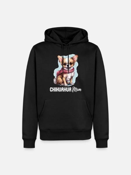 Dog Chihuahua - Men’s Premium Organic Hoodie - black