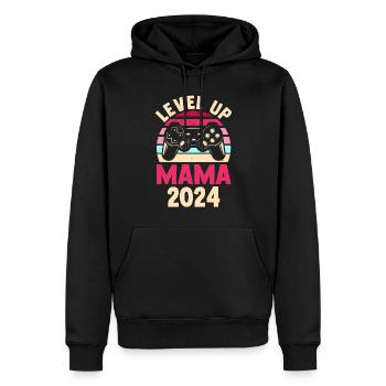 Gamer Gamer Gamer Future maman 2024 - Sweat à capuche Premium bio Homme - noir - Devant - Nico (187cm)