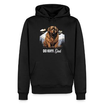Hund Do Khyi - Männer Premium Bio Hoodie - Schwarz - Vorne - Nico (187cm)