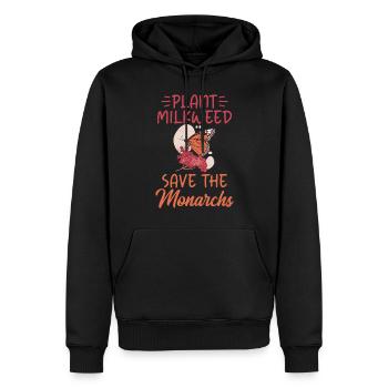Butterfly Lover Gifts - Men’s Premium Organic Hoodie - black - Front - Nico (187cm)