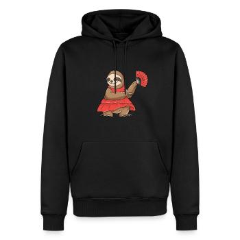 Tanzsport Tanzende Tänzerin Flamenco-Tanzlehrerin - Männer Premium Bio Hoodie - Schwarz - Vorne - Nico (187cm)