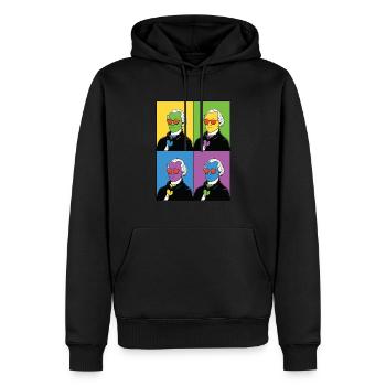 Philosoph Philosophie Immanuel Kant - Männer Premium Bio Hoodie - Schwarz - Vorne - Nico (187cm)