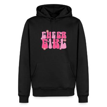 Pom-pom girl Cheerleading Jeunes - Sweat à capuche Premium bio Homme - noir - Devant - Nico (187cm)