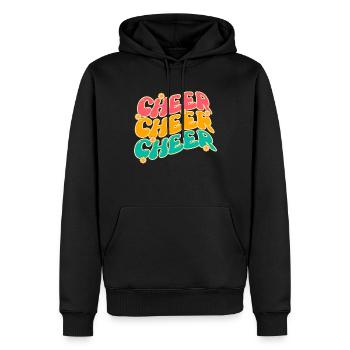 Cheerleadermädchen Cheerleading Jugend - Männer Premium Bio Hoodie - Schwarz - Vorne - Nico (187cm)