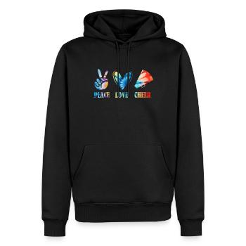 Cheerleadermädchen Cheerleading Jugend - Männer Premium Bio Hoodie - Schwarz - Vorne - Nico (187cm)