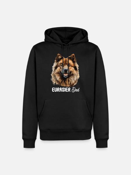 Dog Eurasier - Men’s Premium Organic Hoodie - black