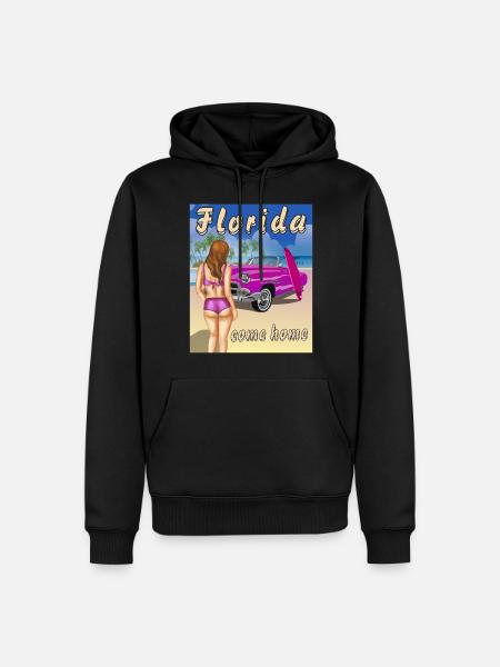 Florida come home - Men’s Premium Organic Hoodie - black