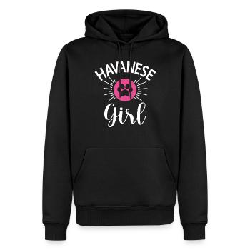 Gifts for Havanese Dog Lovers - Männer Premium Bio Hoodie - Schwarz - Vorne - Nico (187cm)