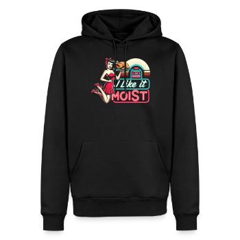 Ich mag es feucht Thanksgiving Kostüm Truthahntag - Männer Premium Bio Hoodie - Schwarz - Vorne - Nico (187cm)