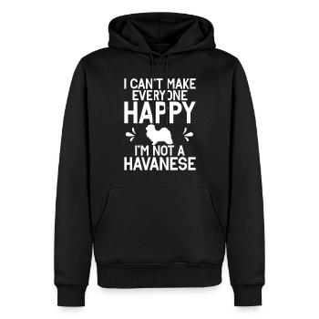 Gifts for Havanese Dog Lovers - Männer Premium Bio Hoodie - Schwarz - Vorne - Nico (187cm)