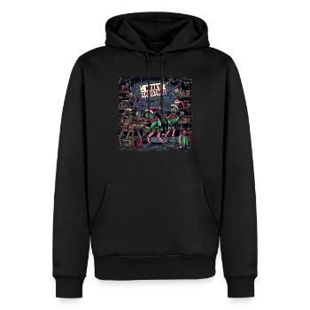 Noël Zombie Gnome Imp Factory - Sweat à capuche Premium bio Homme - noir - Devant - Nico (187cm)