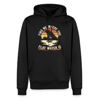 Wingsurfing Foil Wing Wing Boarding Wing Foiling - Männer Premium Bio Hoodie - Schwarz - Vorne - Nico (187cm)