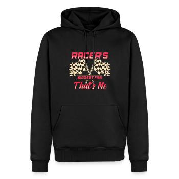 Race Frau Racing Quotes Car Racer -Fahrer - Männer Premium Bio Hoodie - Schwarz - Vorne - Nico (187cm)