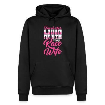 Race Frau Racing Quotes Car Racer -Fahrer - Männer Premium Bio Hoodie - Schwarz - Vorne - Nico (187cm)