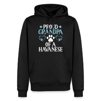 Gifts for Havanese Dog Lovers - Männer Premium Bio Hoodie - Schwarz - Vorne - Nico (187cm)