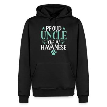 Gifts for Havanese Dog Lovers - Männer Premium Bio Hoodie - Schwarz - Vorne - Nico (187cm)
